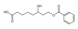 8-(benzoyloxy)-6-hydroxyoctanoic acid结构式