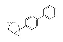 1-(4-phenylphenyl)-3-azabicyclo[3.1.0]hexane结构式
