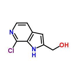 (7-Chloro-1H-pyrrolo[2,3-c]pyridin-2-yl)methanol Structure