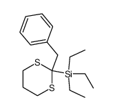 2-benzyl-2-triethylsilyl-1,3-dithiane Structure