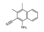 1-amino-3,4-dimethyl-2-naphthalenecarbonitrile结构式