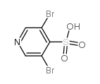 3,5-Dibromoyridine-4-sulfonic acid Structure