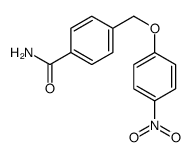 4-[(4-nitrophenoxy)methyl]benzamide结构式