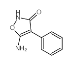 5-Amino-4-phenylisoxazol-3(2H)-one结构式