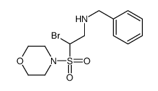 N-benzyl-2-bromo-2-morpholin-4-ylsulfonylethanamine Structure