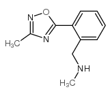 n-methyl[2-(3-methyl-1,2,4-oxadiazol-5-yl)phenyl]methylamine structure