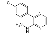 [3-(4-chlorophenyl)pyrazin-2-yl]hydrazine结构式