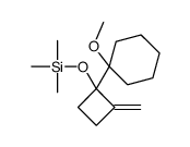 [1-(1-methoxycyclohexyl)-2-methylidenecyclobutyl]oxy-trimethylsilane Structure