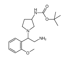 3-N-BOC-AMINO-1-[2-AMINO-1-(2-METHOXY-PHENYL)-ETHYL]-PYRROLIDINE picture