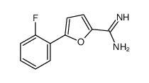 5-(2-fluorophenyl)furan-2-carboximidamide Structure