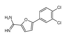 5-(3,4-dichlorophenyl)furan-2-carboximidamide结构式