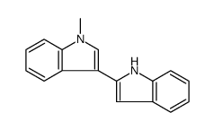 N'-Methyl-2,3'-bi-indolyl结构式