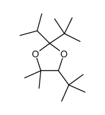 2,5-ditert-butyl-4,4-dimethyl-2-propan-2-yl-1,3-dioxolane Structure
