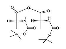 t-Boc-D-alanine anhydride结构式