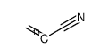 Acrylonitrile-2-13C Structure