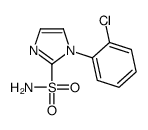 1-(2-chlorophenyl)imidazole-2-sulfonamide结构式