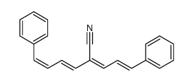 2-cinnamylidene-6-phenylhexa-3,5-dienenitrile结构式