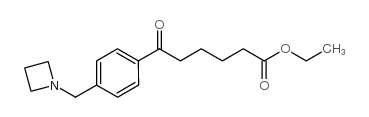 ETHYL 6-[4-(AZETIDINOMETHYL)PHENYL]-6-OXOHEXANOATE结构式