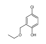 4-chloro-2-(ethoxymethyl)phenol Structure
