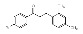 4'-BROMO-3-(2,4-DIMETHYLPHENYL)PROPIOPHENONE结构式