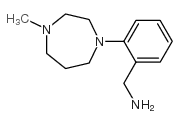 [2-(4-methyl-1,4-diazepan-1-yl)phenyl]methanamine结构式