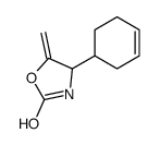 4-cyclohex-3-en-1-yl-5-methylidene-1,3-oxazolidin-2-one Structure