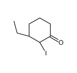 (2R,3R)-3-ethyl-2-iodocyclohexan-1-one Structure