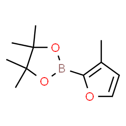 4,4,5,5-Tetramethyl-2-(3-methyl-2-furyl)-1,3,2-dioxaborolane结构式