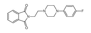 2-(2-(4-(4-fluorophenyl)piperazin-1-yl)ethyl)isoindoline-1,3-dione Structure