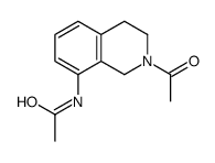 N-(2-acetyl-3,4-dihydro-1H-isoquinolin-8-yl)acetamide结构式