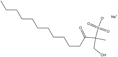 Sodium lauryl oxyethyl sulfonate structure