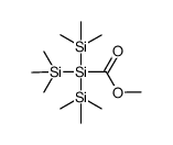 methyl tris(trimethylsilyl)silanecarboxylate结构式