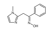 Ethanone, 2-(1-methyl-1H-imidazol-2-yl)-1-phenyl-, oxime Structure