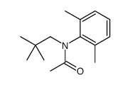 N-(2,6-dimethylphenyl)-N-(2,2-dimethylpropyl)acetamide结构式