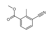 3-氰基-2-甲基苯甲酸甲酯结构式