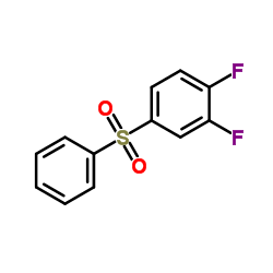 1,2-Difluoro-4-(phenylsulfonyl)benzene Structure