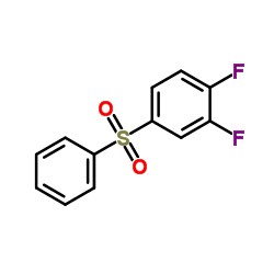 1,2-Difluoro-4-(phenylsulfonyl)benzene结构式