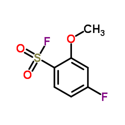 4-Fluoro-2-methoxybenzenesulfonyl fluoride Structure