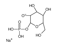 beta-d-Glucopyranose, 1-(dihydrogen phosphate), monosodium salt structure