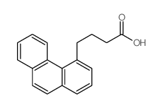 4-phenanthren-4-ylbutanoic acid结构式