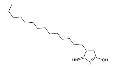 2-amino-1,5-dihydro-1-tetradecyl-4H-imidazol-4-one structure