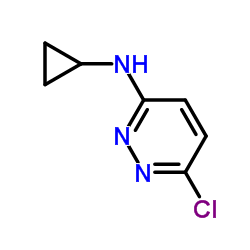 3-氯-6-环丙基氨基哒嗪结构式