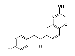 6-[2-(4-fluorophenyl)acetyl]-4H-1,4-benzoxazin-3-one Structure
