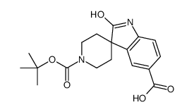 1-(Tert-Butoxycarbonyl)-2-Oxospiro[Indoline-3,4-Piperidine]-5-Carboxylic Acid structure