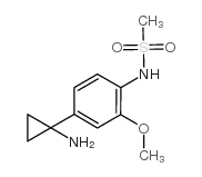 Methanesulfonamide, N-[4-(1-aminocyclopropyl)-2-methoxyphenyl] Structure