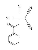 4-oxo-4-phenylbutane-1,1,2,2-tetracarbonitrile Structure