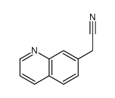 2-(喹啉-7-基)乙腈结构式