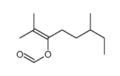 3,7-dimethyloct-6-en-6-yl formate structure