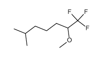 1,1,1-trifluoro-2-methoxy-6-methylheptane Structure