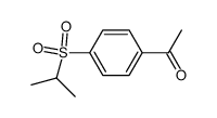 1-[4-(propane-2-sulfonyl)-phenyl]-ethanone Structure